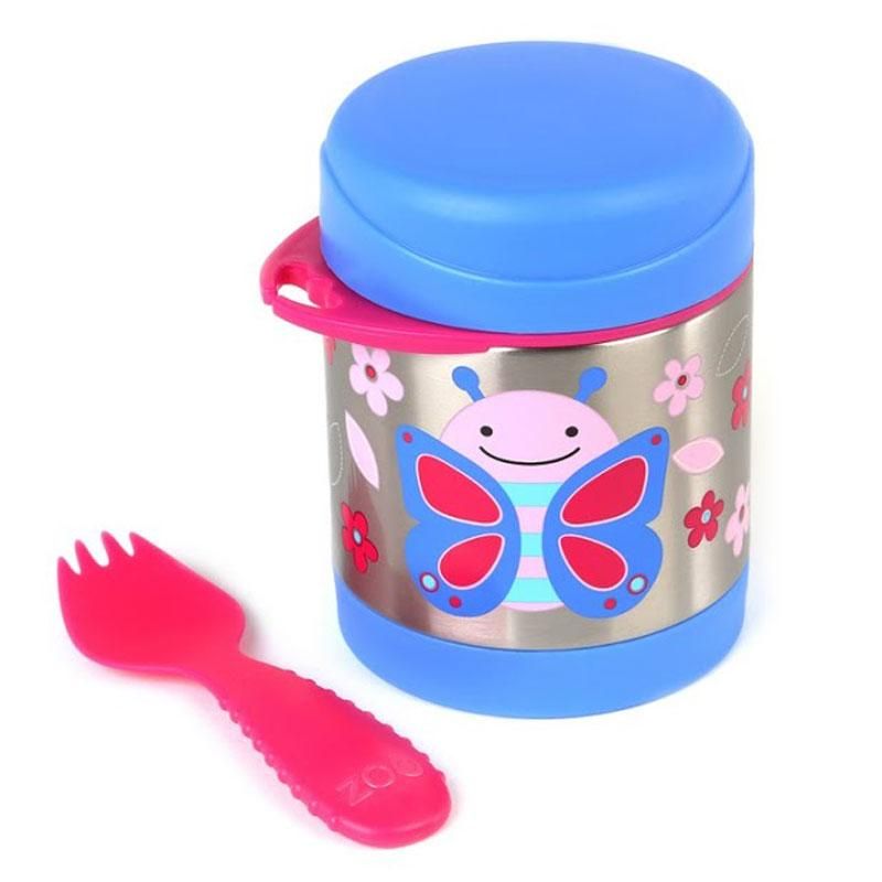 SkipHop - Zoo Kid's Insulated Food Jar 325ml - Butterfly