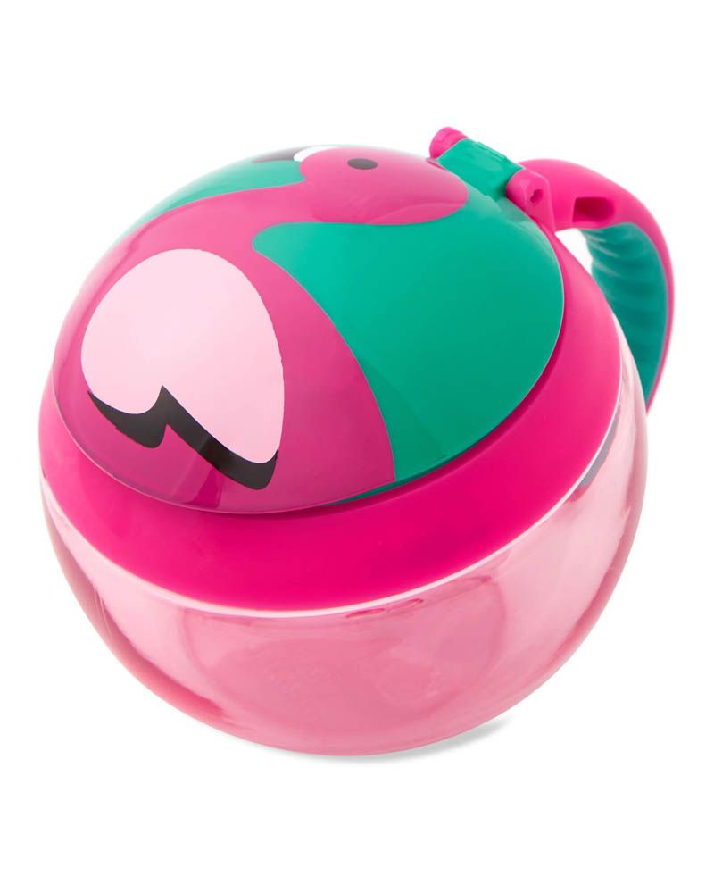 Skiphop- Zoo Snack Cup Flamingo