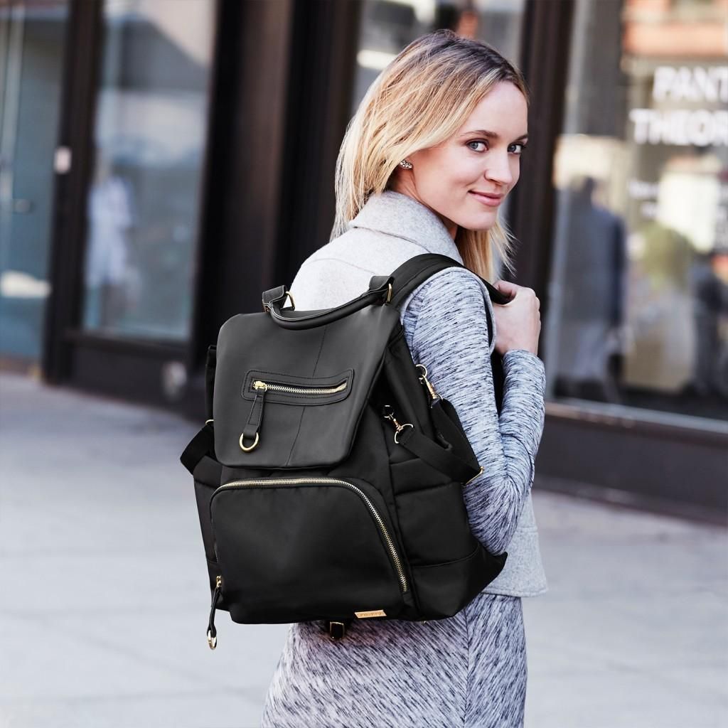 Skip Hop Black Chelsea Diaper Backpack