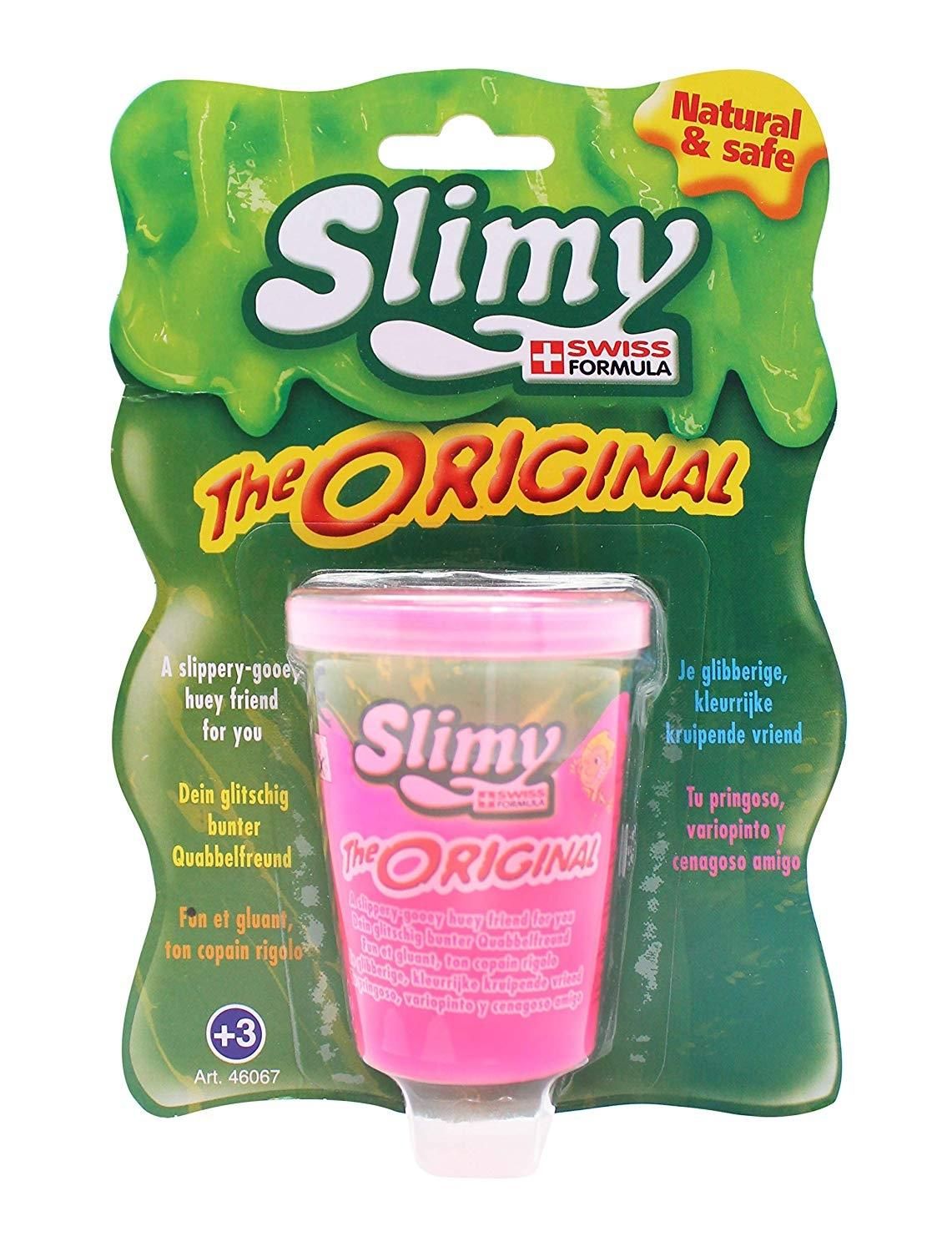 Slimy Mini Original Slimy Blistercard Pink 80gm