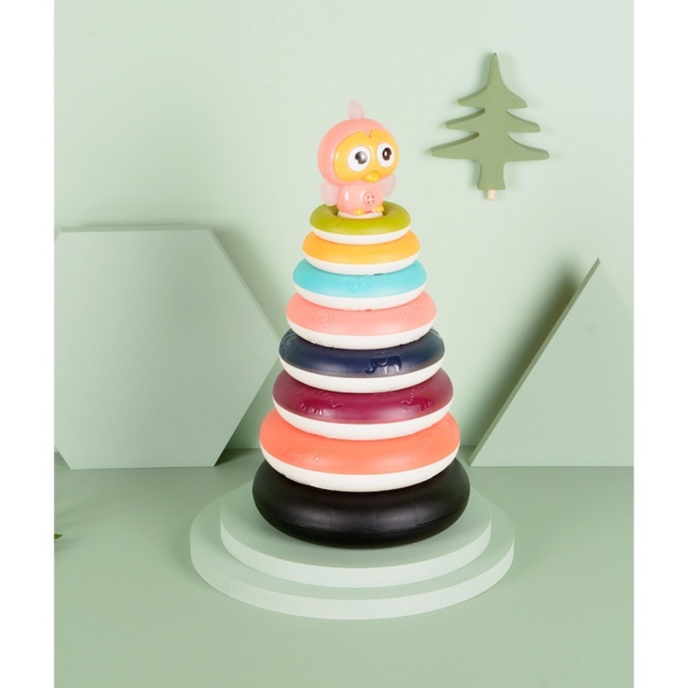 Smart Pocket - Rainbow - Stacking Ring Toy