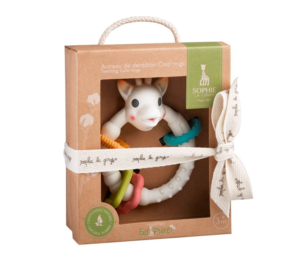 Sophie la Girafe - So'Pure Teething Colo'Rings