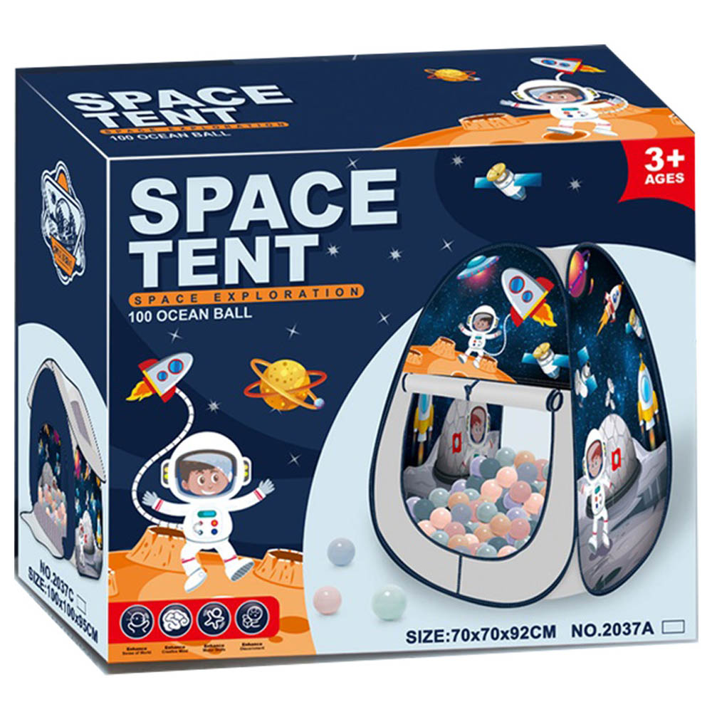 Space Legend - Space Tent with Play Ball - 100 x 100 cm