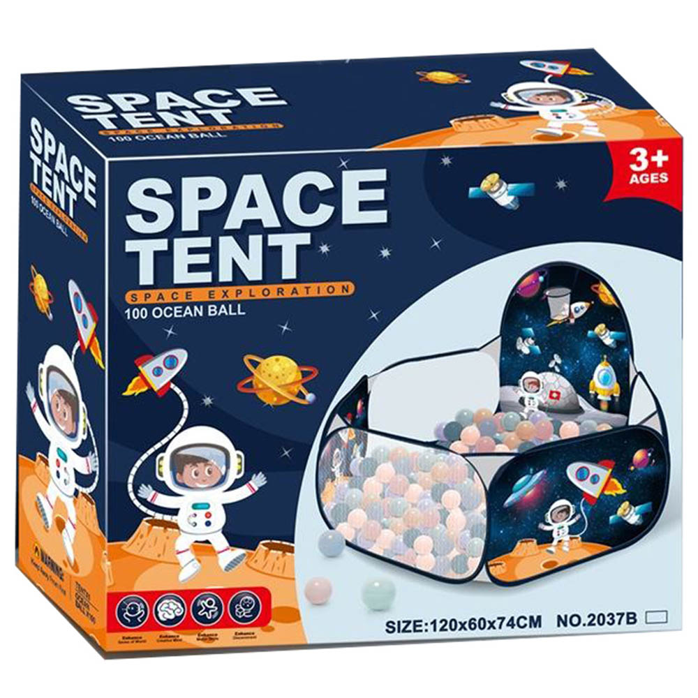 Space Legend - Space Tent with Play Ball - 120 x 60 cm