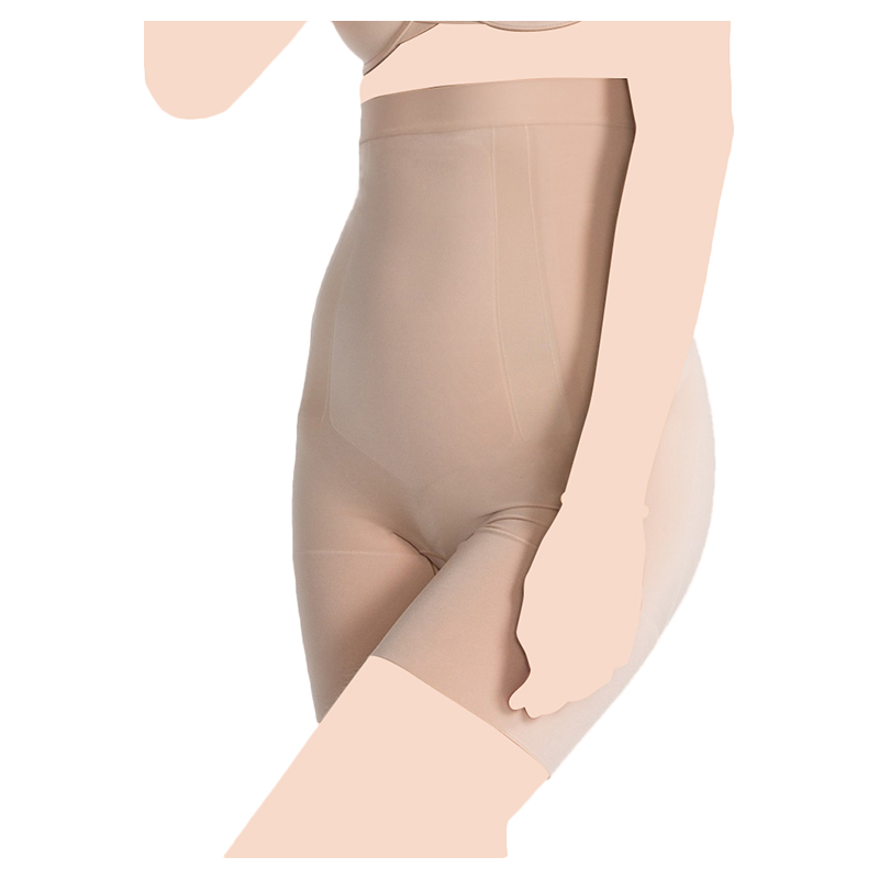 Spanx - OnCore High-Waisted Mid-Thigh Short - Nude