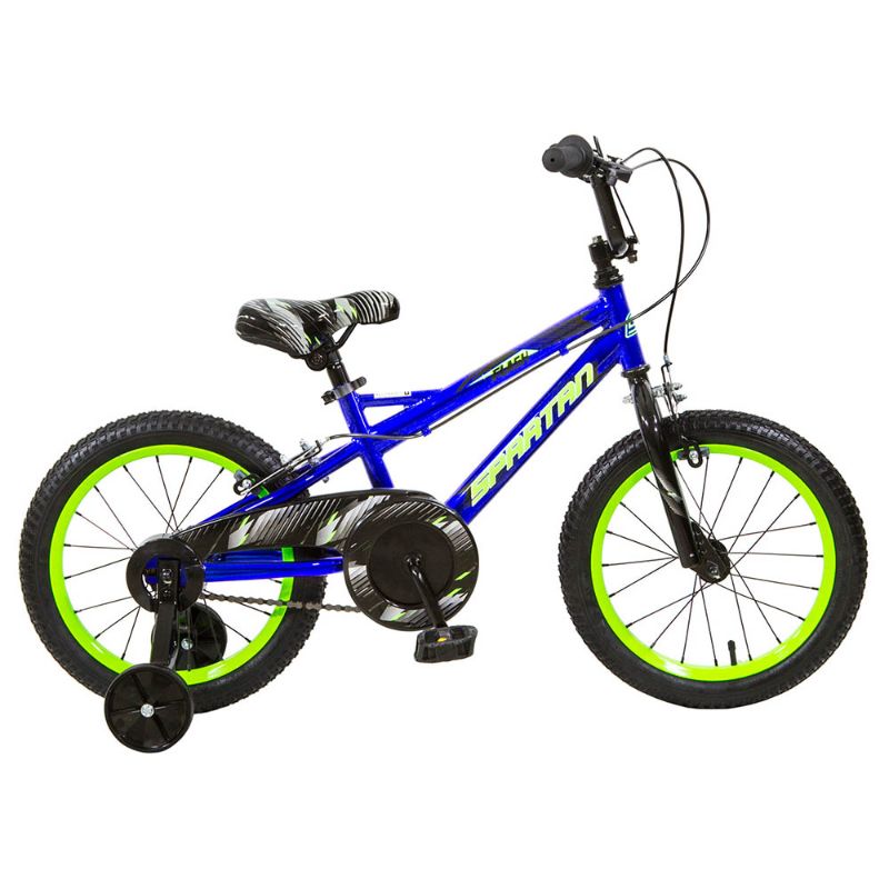 Spartan - 16 inch Flash Bicycle - Blue Chrome