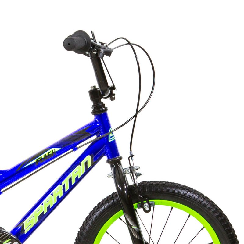 Spartan - 16 inch Flash Bicycle - Blue Chrome