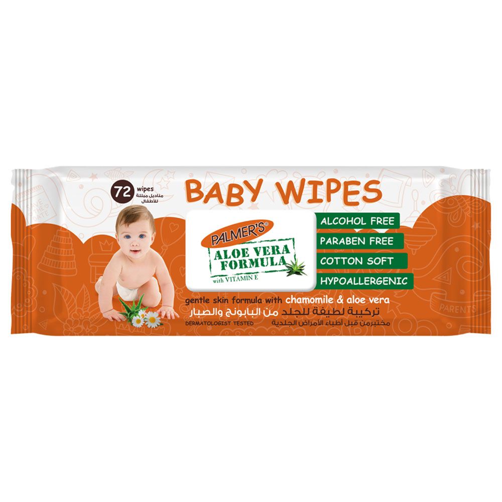 Palmer's - Baby Wipes Flow pack of 72's