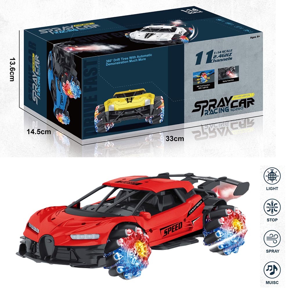 Stem - 1:14 2.4 Ghz Drift Tires RC Car - Assorted 1pc
