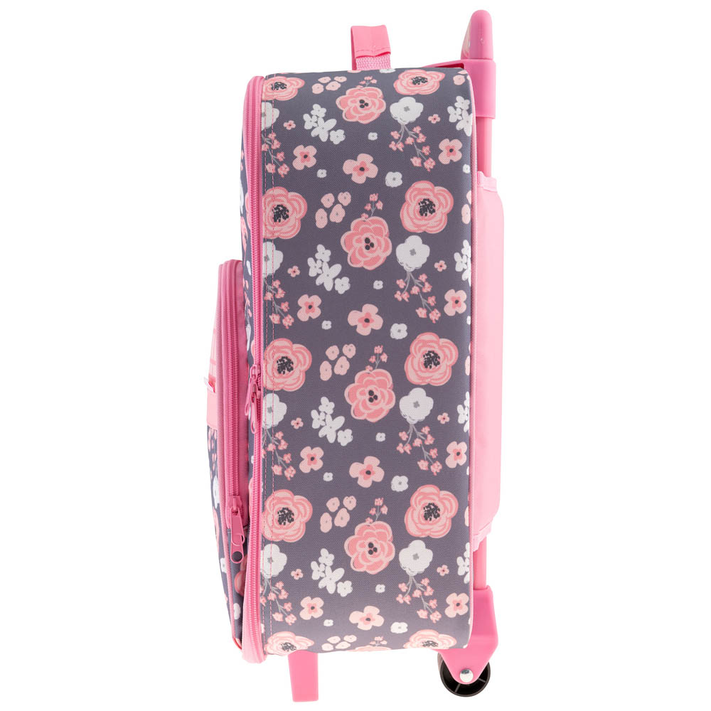 Stephen Joseph - All Over Print Rolling Trolley Bag - Charcoal Flower