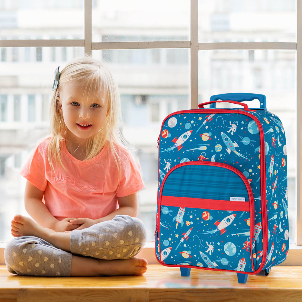 Stephen Joseph - All Over Print Rolling Trolley Bag - Space