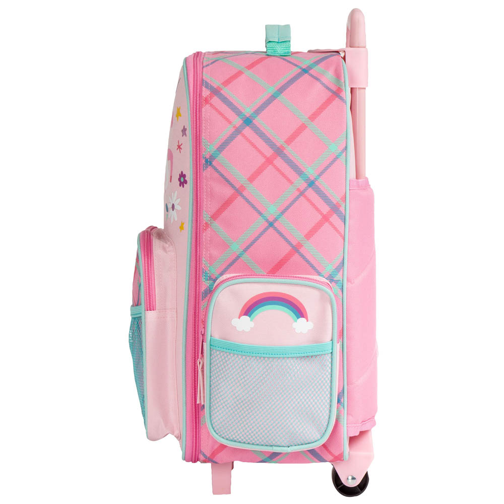 Stephen Joseph - Classic Rolling Trolley Bag - Pink Unicorn