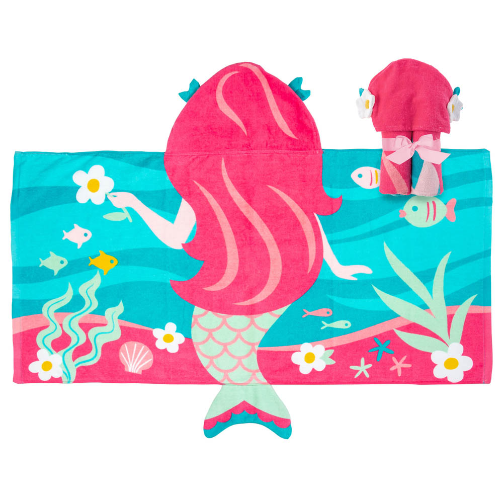 Stephen Joseph - Hooded Towel - Mermaid