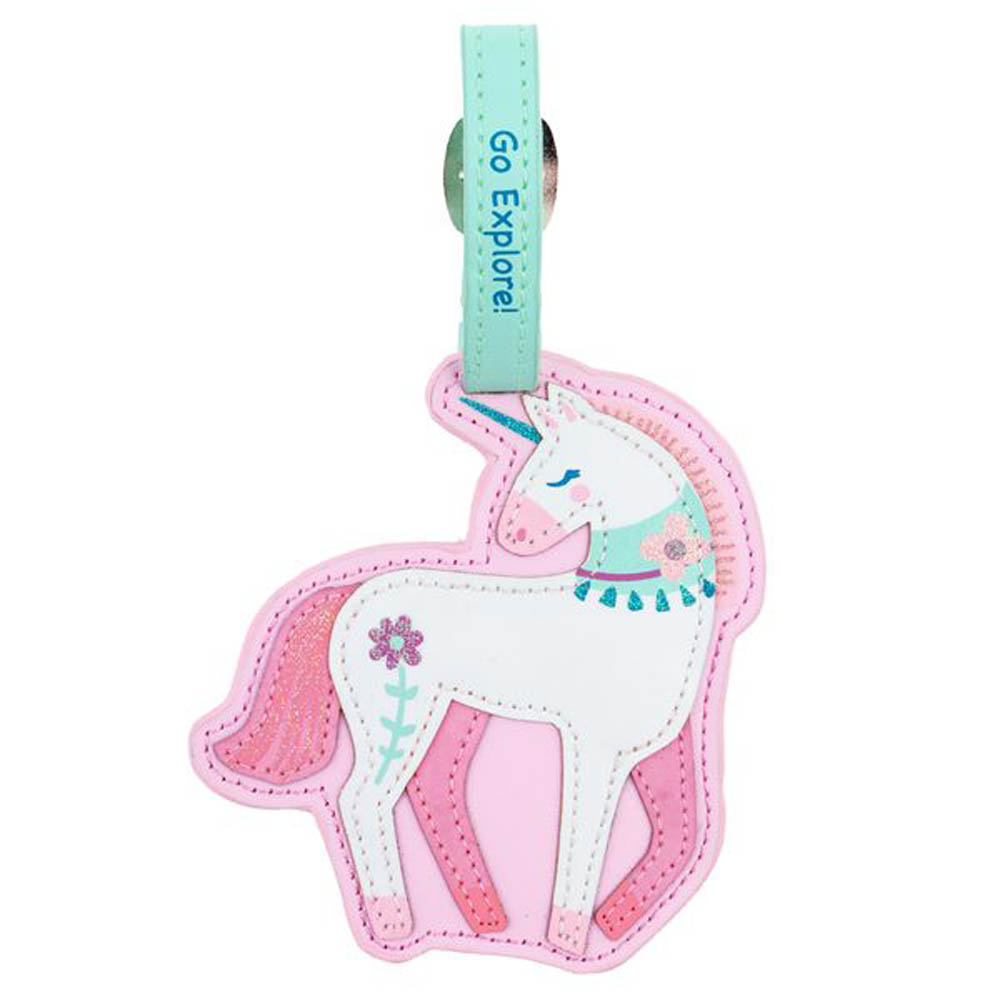 Stephen Joseph - Luggage Tag - Pink Unicorn