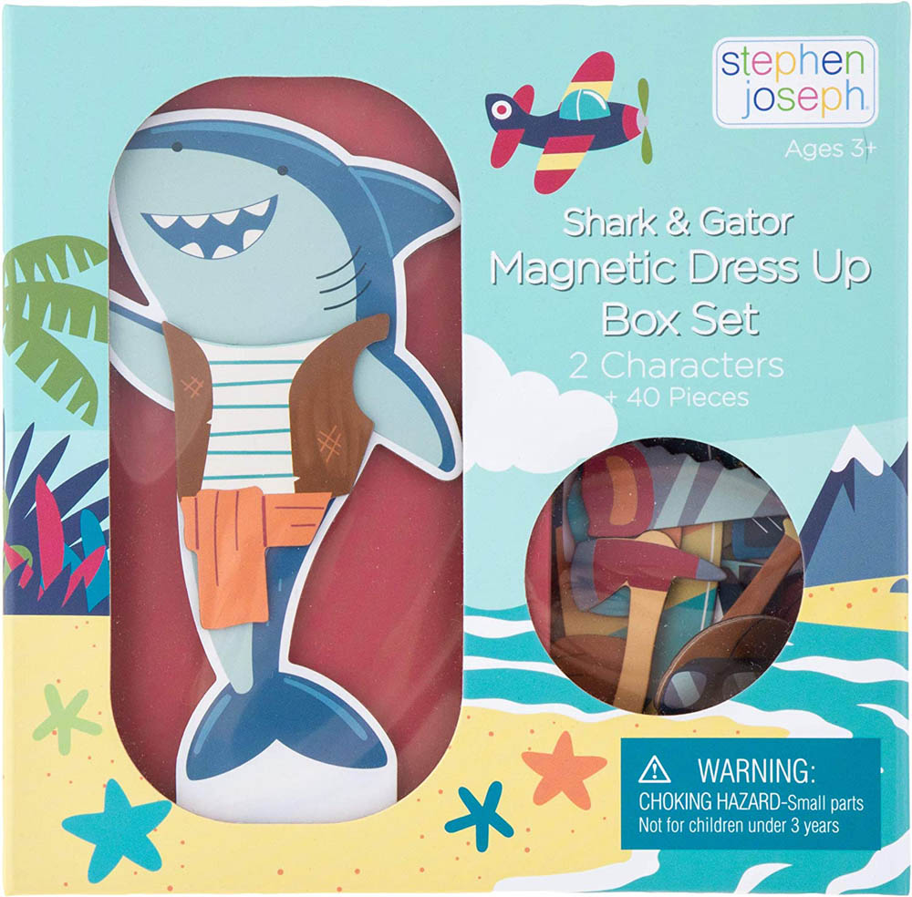 Stephen Joseph - Magnetic Dress Up Doll - Shark and Gator