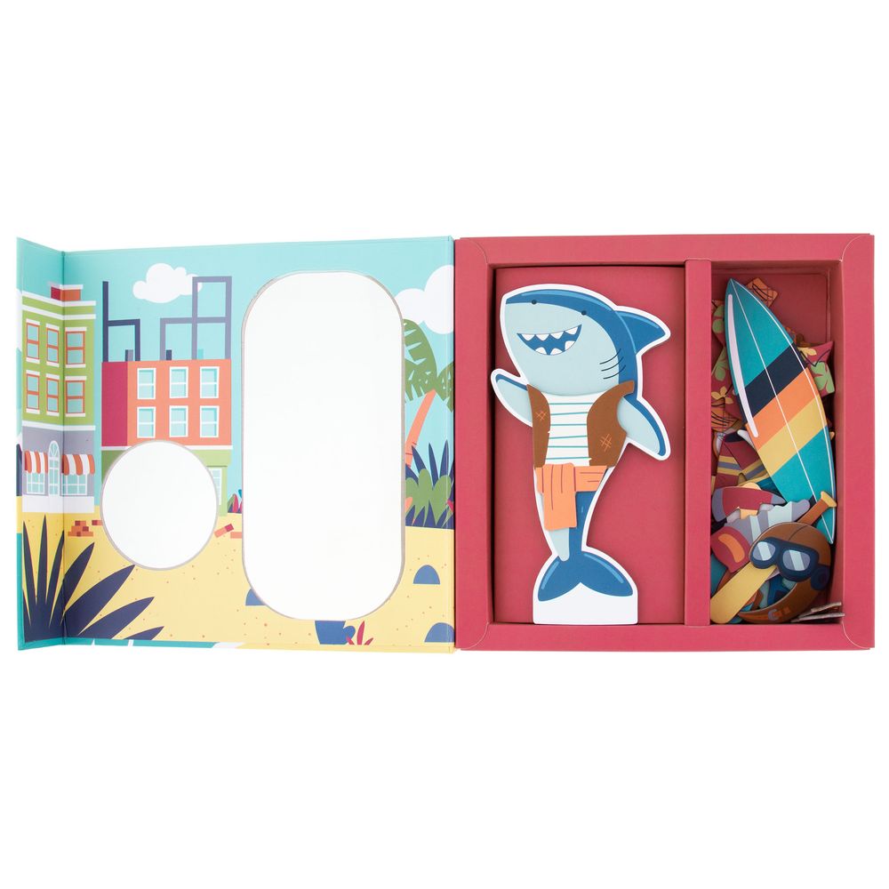 Stephen Joseph - Magnetic Dress Up Doll - Shark & Gator