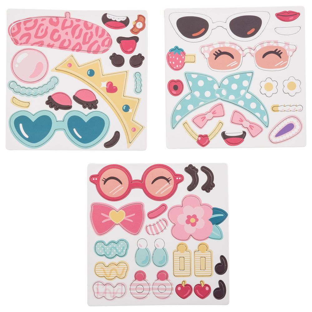 Stephen Joseph - Magnetic Funny Faces - Girl Set