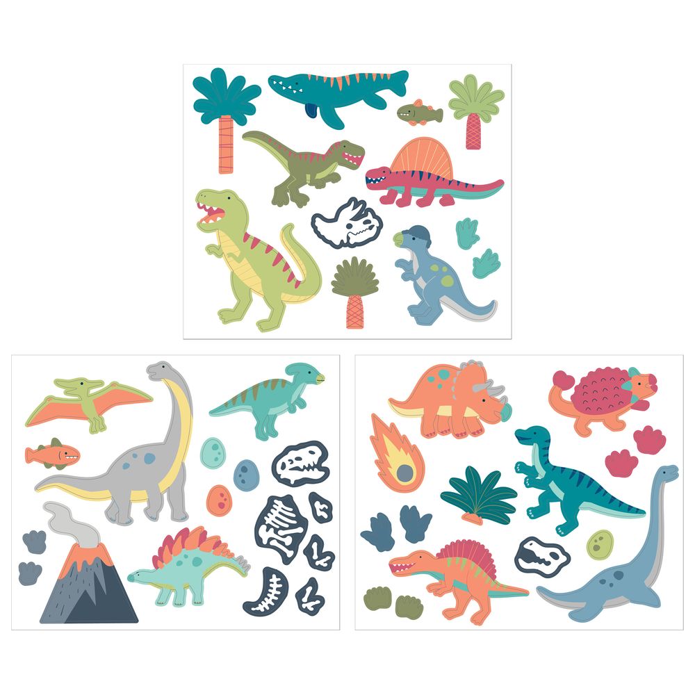 Stephen Joseph - Magnetic Playset - Dino - 44pcs
