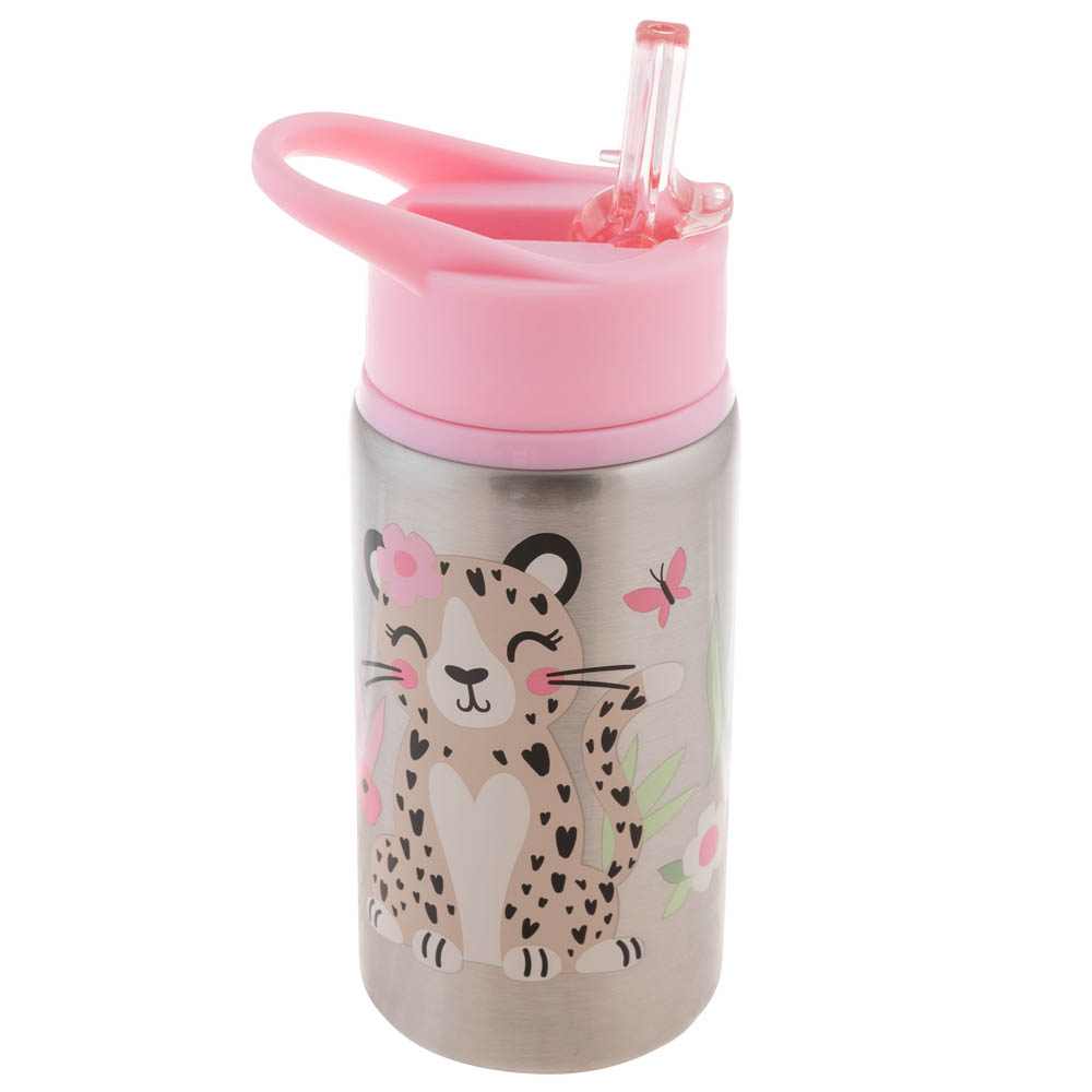 Stephen Joseph - Stainless Steel Water Bottle - Leopard