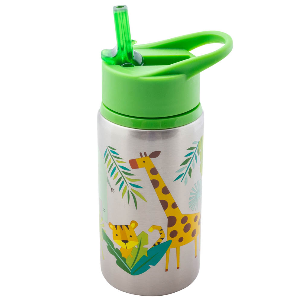 Stephen Joseph - Stainless Steel Water Bottle - Zoo