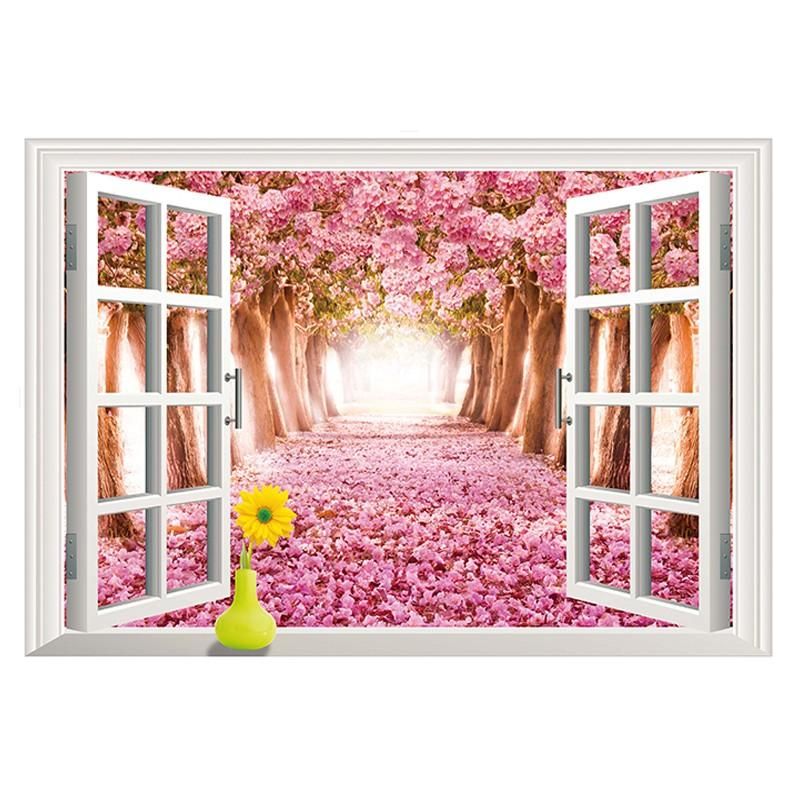 StickieArt Flowersome Window - Wall Decal - Large - 60 x 90 cm
