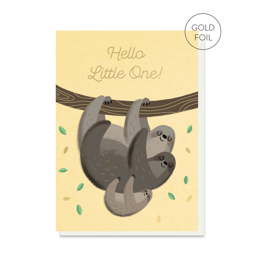Stormy Knight - Baby Sloth Card