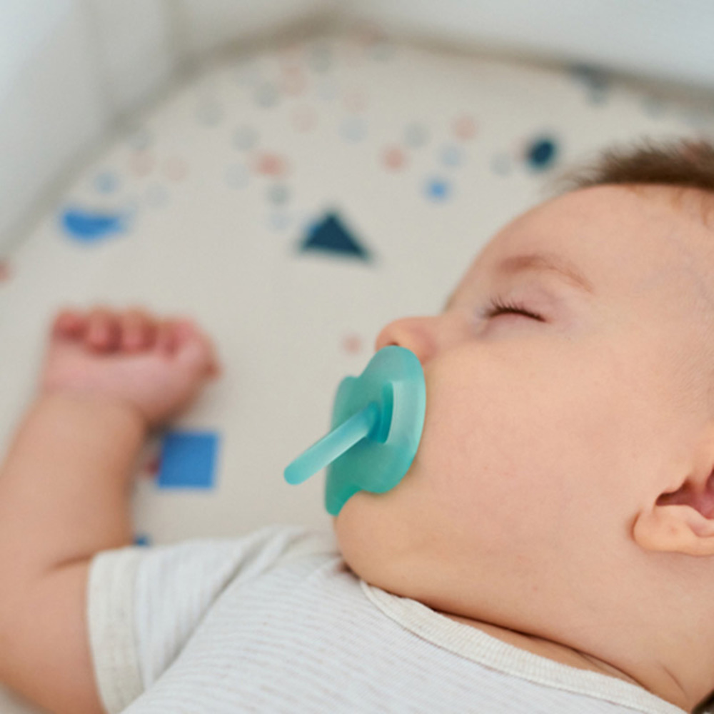 Suavinex - All Silicone Soother - 0-6M - Green