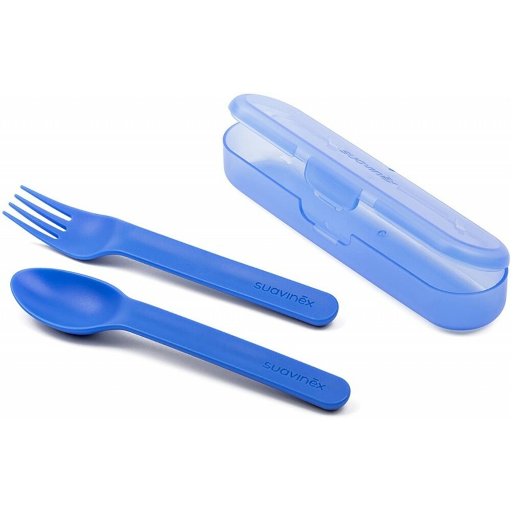 Suavinex - Cutlery Set - Blue