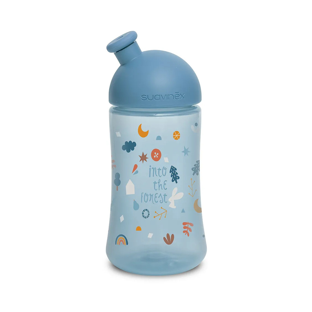 Suavinex - Forest Bottle with Sporty Spout - 360ml - Blue