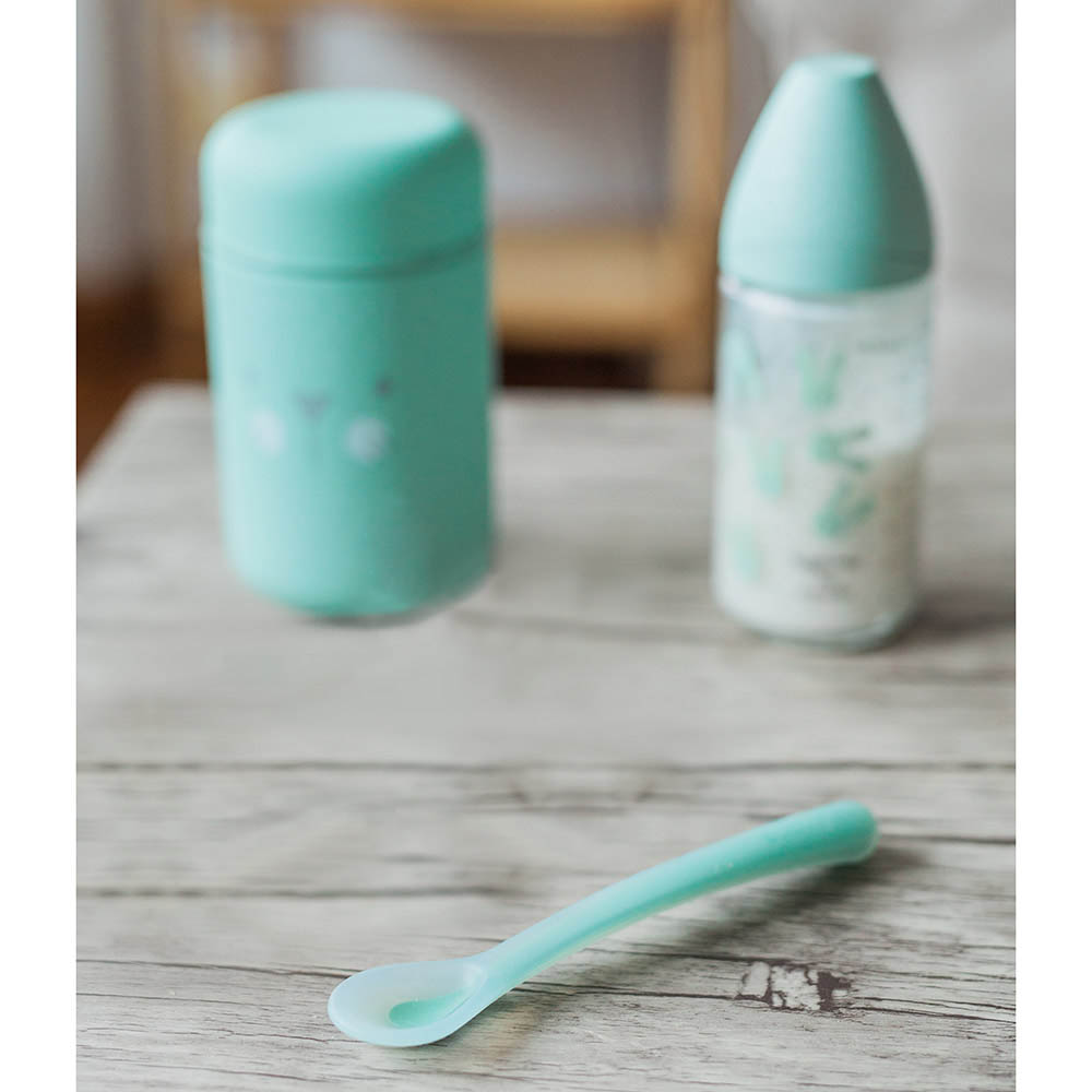 Suavinex - Hygge Silicone Spoon - Green