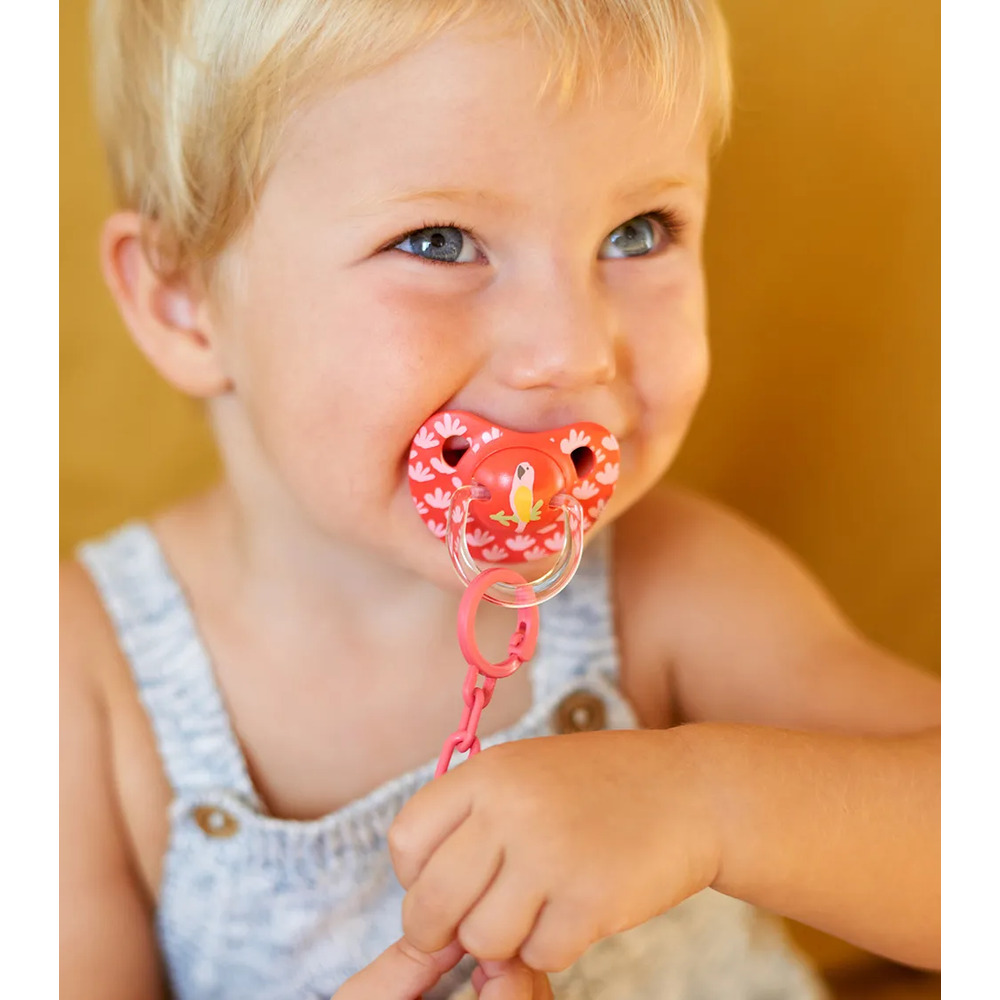 Suavinex - Jungle Anatomical Soother - Pack of 2 - Pink