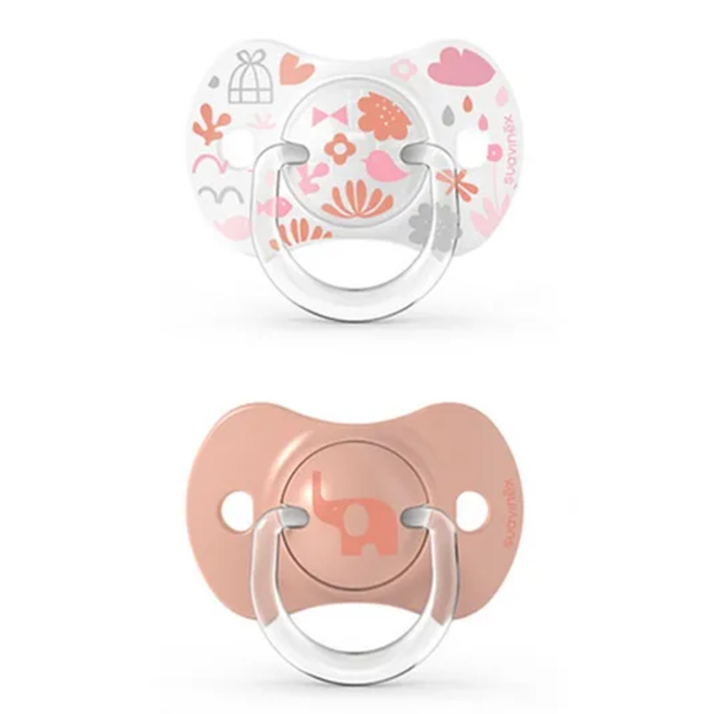 Suavinex - Memories Physiological Soother - Pack of 2 - 0-6M - Pink