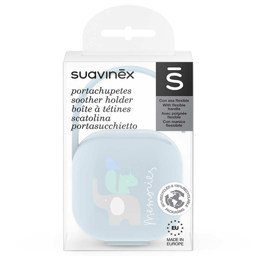 Suavinex - Memories Soother Holder - Blue