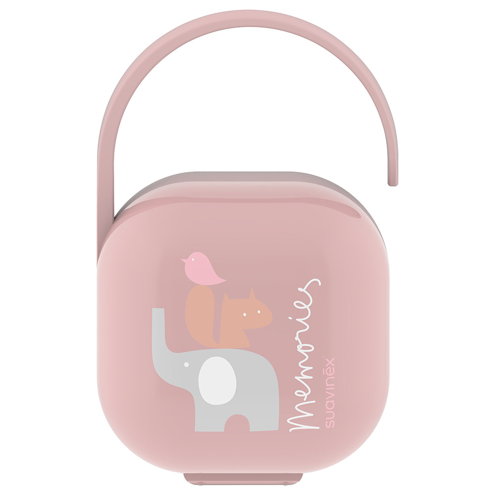 Suavinex - Memories Soother Holder - Pink