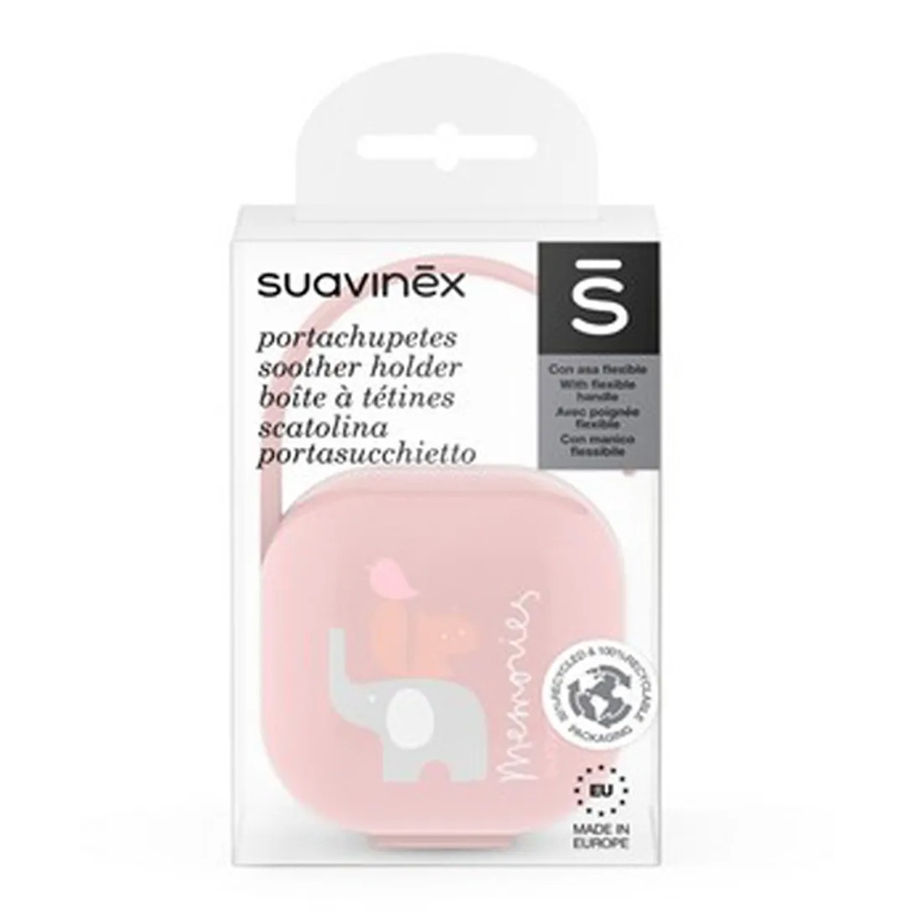 Suavinex - Memories Soother Holder - Pink