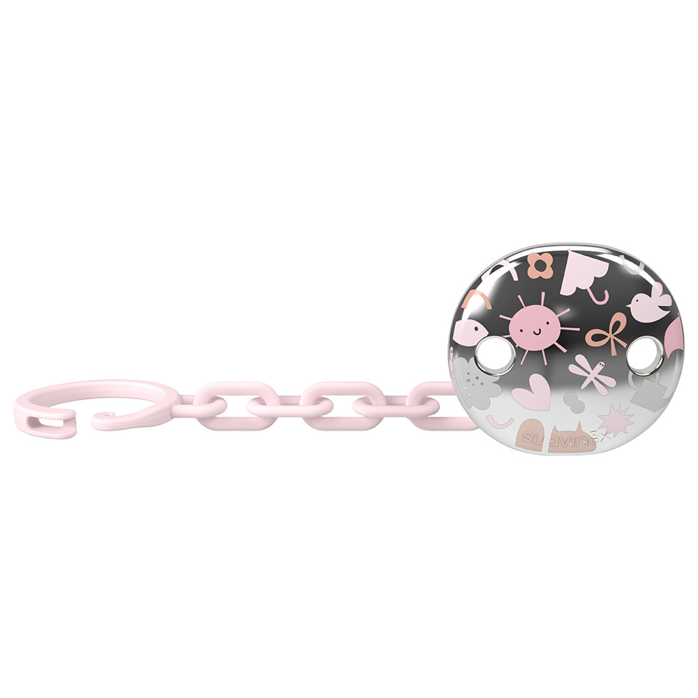 Suavinex - Memory Jewel Soother Clip - Pink