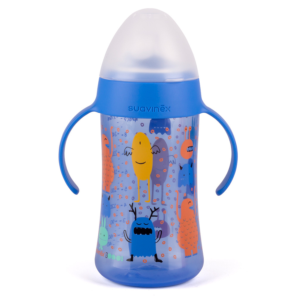 Suavinex - Non Spill Spout Second Bottle Handle - 270ml - Blue