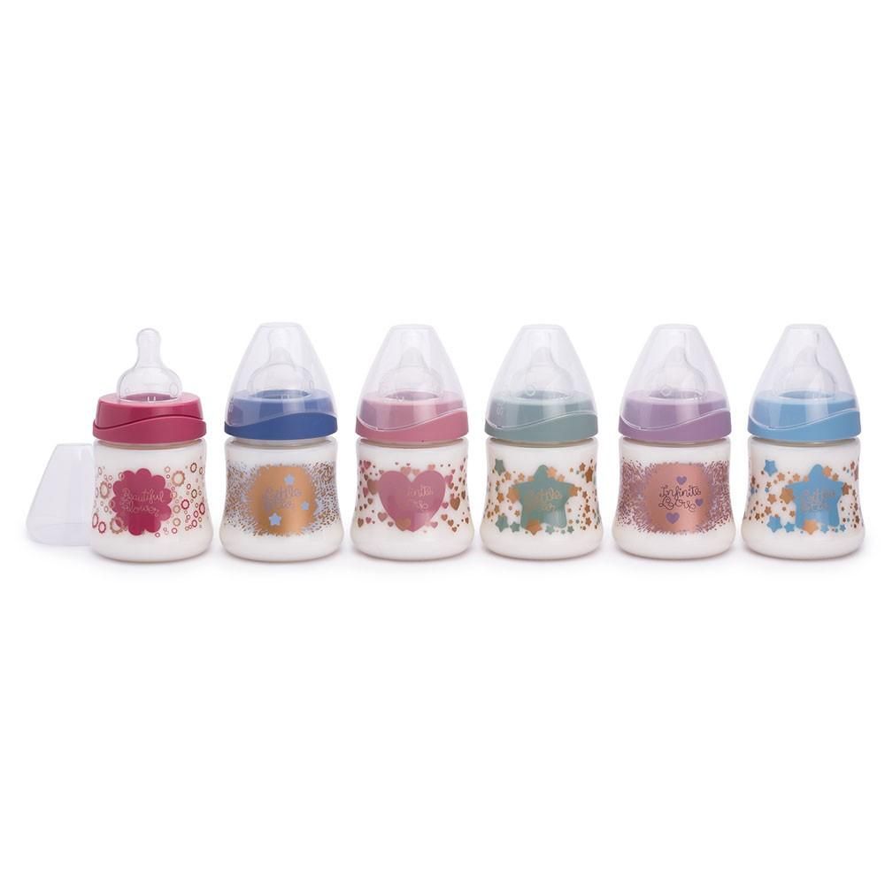 Suavinex Premium Wide Neck Bottle 150ml 3P Round Teat Silicone +0m 1pc
