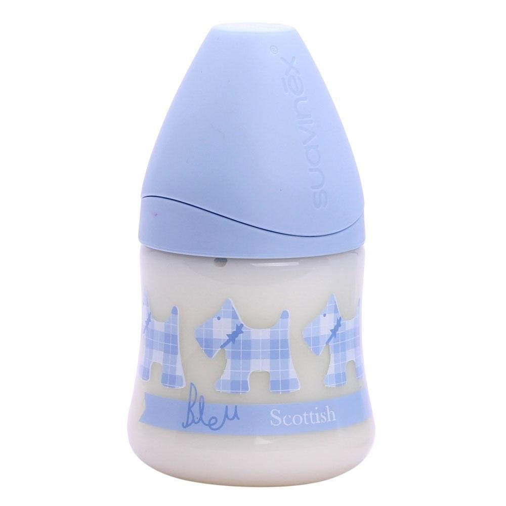 Suavinex - Anatomical Wide Neck Feeding Bottle Pp 150ml - Blue
