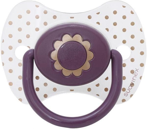 Suavinex Purple Premium Physiological Silicone Soother - +4m