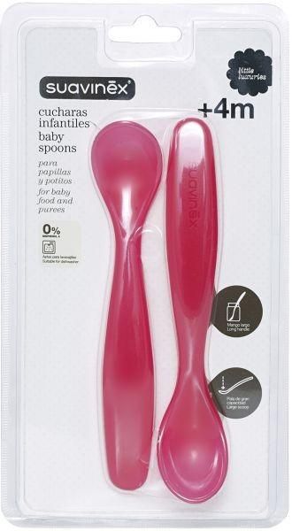 Suavinex Pink Spoons - 2 Units