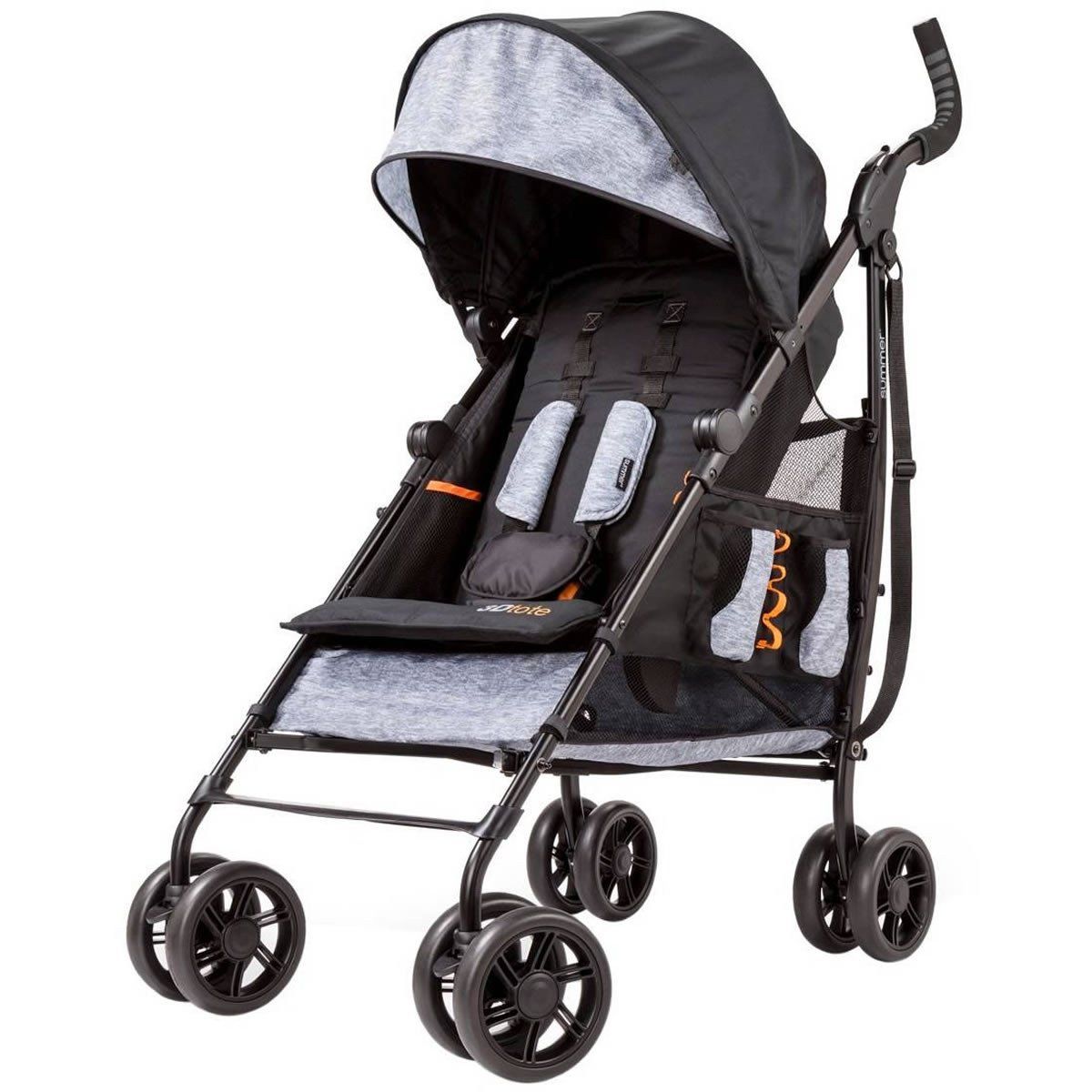 Summer Infant 3Dtote Convenience Stroller Heather Grey