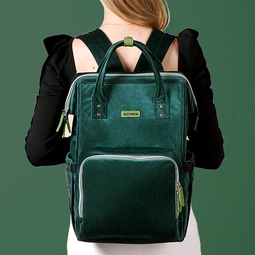 Sunveno - Diaper Bag Corduroy - Green