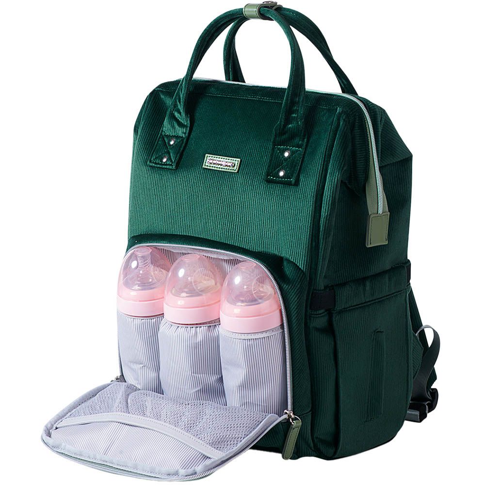 Sunveno - Diaper Bag Corduroy - Green