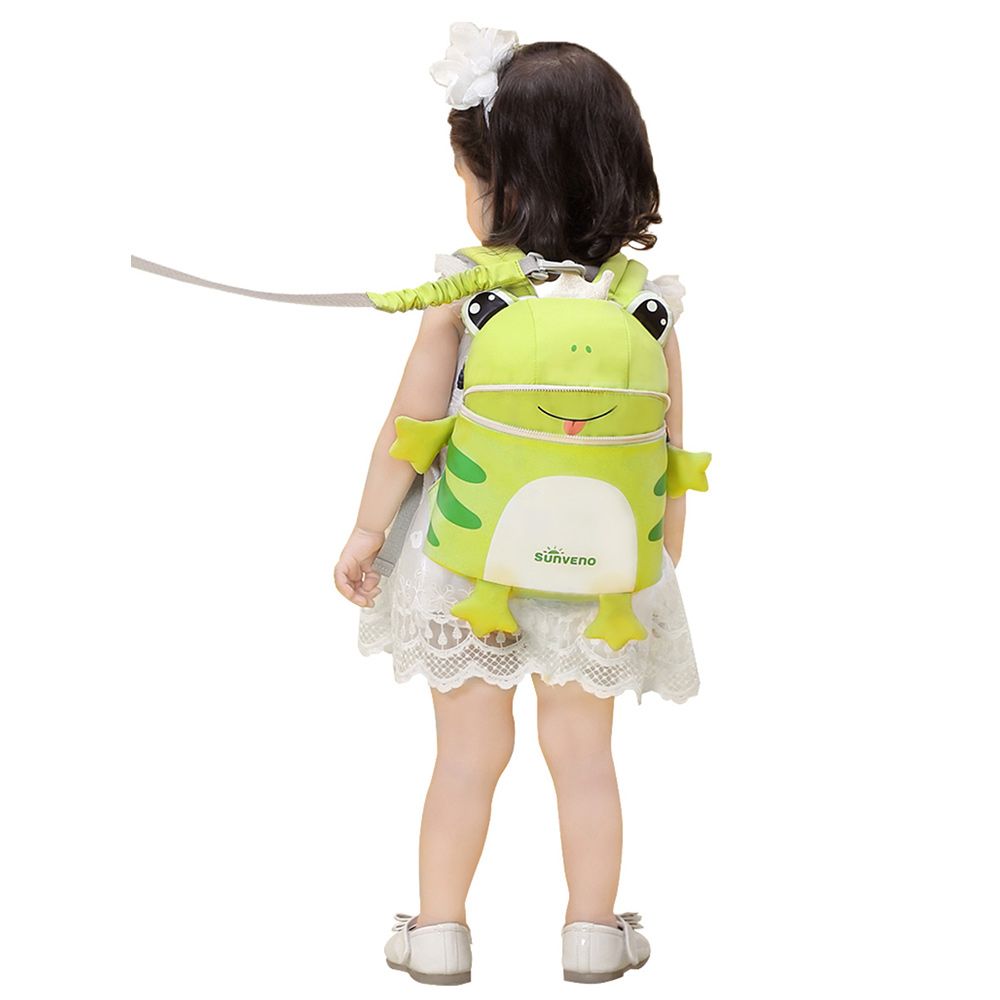 Sunveno - Green Kids Backpack- Froggie
