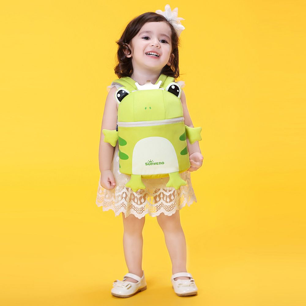 Sunveno - Green Kids Backpack- Froggie