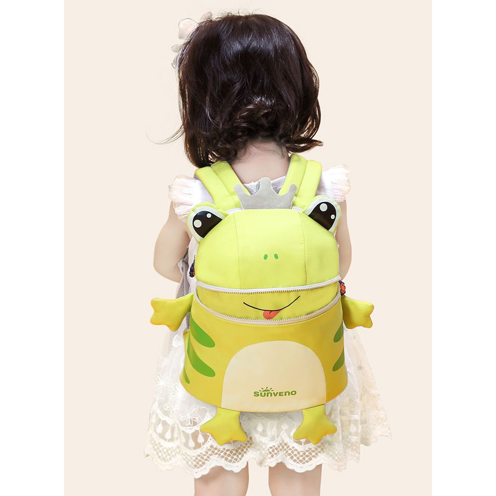Sunveno - Green Kids Backpack- Froggie