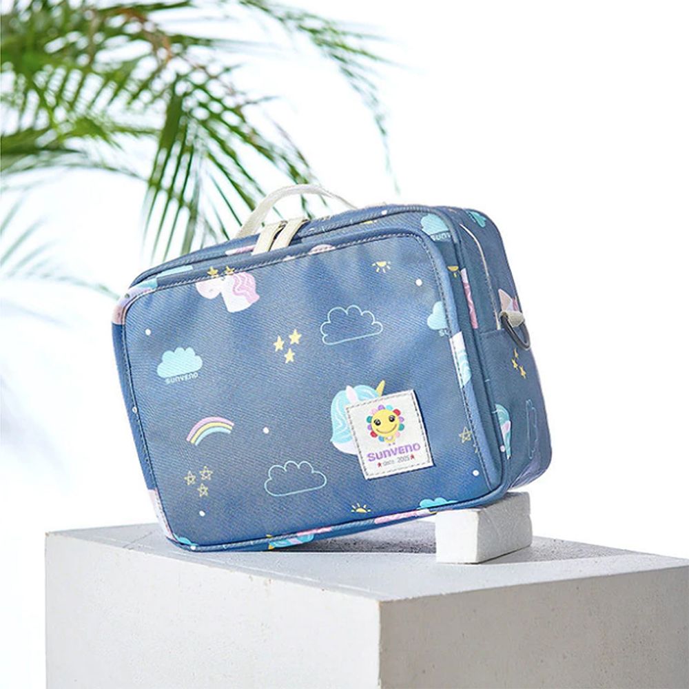 Sunveno - Diaper Travel Kit - Unicorn Blue