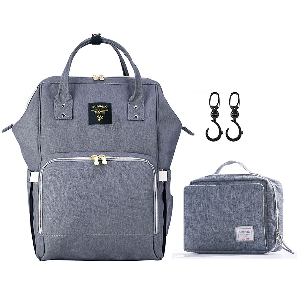 Sunveno - Mamma Diaper Bag Kit - Grey