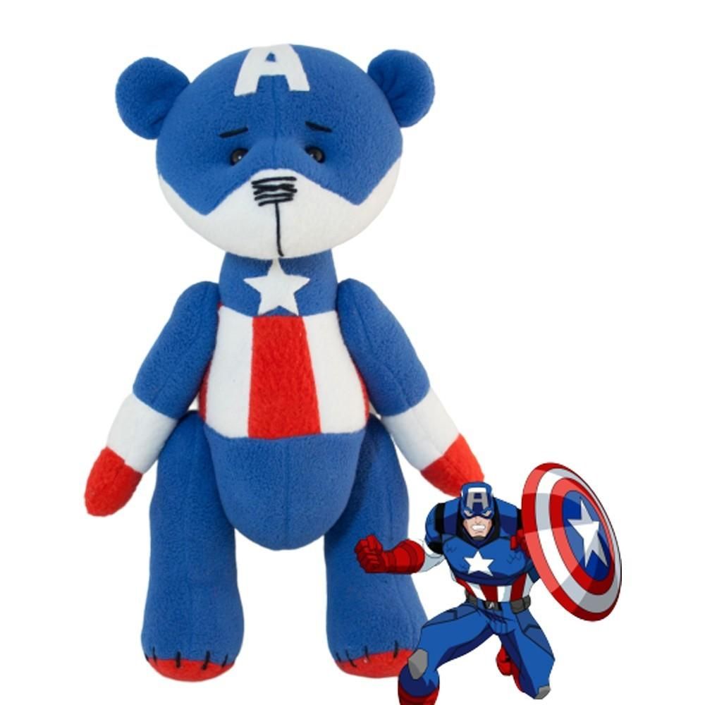 Super Teddy Bears Captain America Classic - Soft Toys